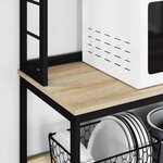 vidaXL Étagère de cuisine Chêne Sonoma 100 x 40 x 168 cm