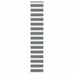 vidaXL Store zèbre gris foncé largeur du tissu 35 9 cm polyester