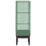 vidaXL Jardinière surélevée avec housse aspect rotin 40x40x140 cm
