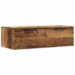 vidaXL Armoire murale vieux bois 68x30x20 cm bois d'ingénierie
