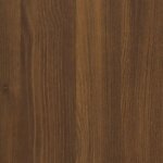vidaXL Table de chevet Chêne marron 50x39x47 cm
