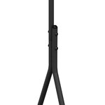 vidaXL Porte-vêtements Noir Métal Moyen Rangement Porte-vêtements