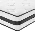 vidaXL Matelas à ressorts bonnell moyen 160x200 cm
