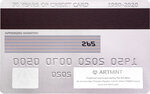 Pièce de monnaie en Argent 2 Dollars g 46.46 Millésime 2020 CREDIT CARD