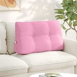 vidaXL Coussin de Dos Rose 80 x 24 x 50 cm tissu