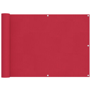 vidaXL Écran de balcon 75 x 800 cm Tissu Oxford Rectangulaire Bordeaux