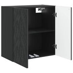 vidaXL Armoire Murale Noir 59 x 31 x 60 cm Bois d'ingénierie