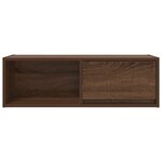 vidaXL Meuble TV 2 Pièces chêne marron 80x31x25 5 cm bois d'ingénierie