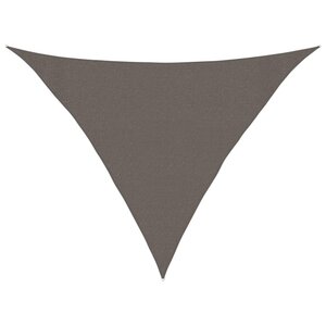 vidaXL Voile d'ombrage 160 g/m² Anthracite 3x3x4 2 m PEHD