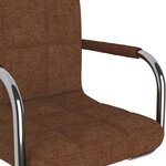 vidaXL Tabouret de bar Marron Tissu