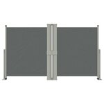 vidaXL Auvent latéral rétractable Anthracite 140x1200 cm