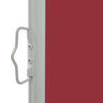 vidaXL Auvent latéral rétractable de patio 160x300 cm Rouge