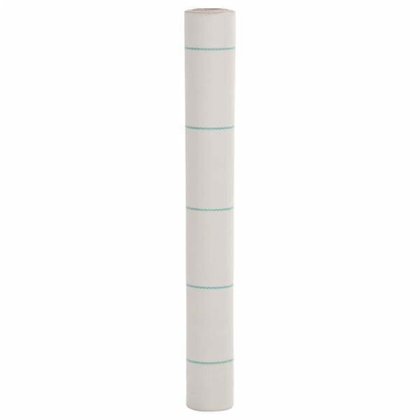 vidaXL Membrane anti-mauvaises herbes blanc 1x25 m PP