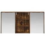 vidaXL Ensemble de Meubles de Salle de Bain 3 Pièces 126 x 16 x 62.5 cm