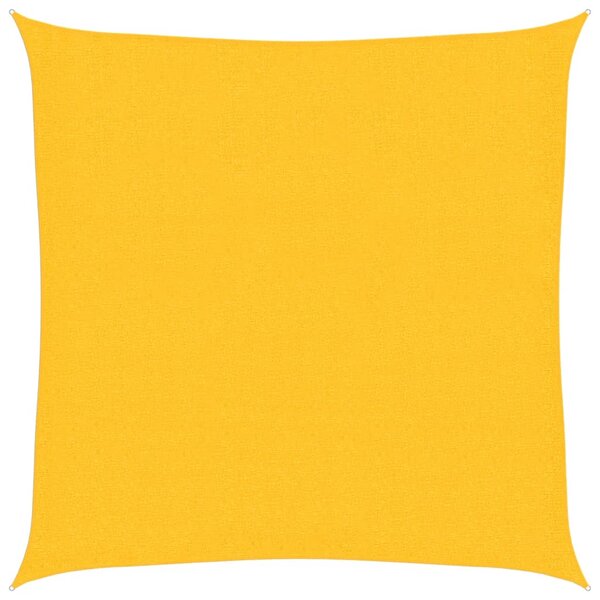 vidaXL Voile d'ombrage 160 g/m² Jaune 3 6x3 6 m PEHD
