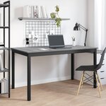 vidaXL Table de salle à manger / Table de repas MÉTAL