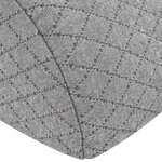 vidaXL Coussin pour jambes Géométrique Gris 52 x 20 x 11 cm