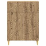 vidaXL Buffet Chêne artisanal 66 x 34 5 x 90 cm Bois d'ingénierie
