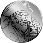 Monnaie RUM 1/500 Oz Palladium 25$ Liberia 2026 (PRÉCOMMANDE)