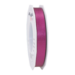 Satin double face 25-m-rouleau 15 mm pourpre