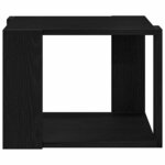vidaXL Table basse Chêne noir 40 x 40 x 30 cm Bois d'ingénierie