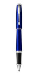 PARKER Urban - Stylo roller, bleu nuit, pointe fine, attributs chromés, recharge noire