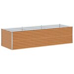 vidaXL Jardinière surélevée 290 x 100 x 68 cm Acier galvanisé