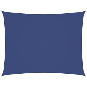 vidaXL Voile de parasol tissu oxford rectangulaire 6x7 m bleu