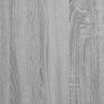 vidaXL Meuble TV sonoma gris 80x34 5x40 cm bois d'ingénierie et métal