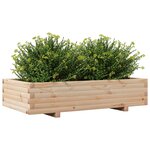 vidaXL Jardinière 110x60x26 5 cm bois de pin massif