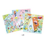 Djeco DJ09683 - Coloriages petites portes Les cabanes de Nina