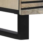 vidaXL Meubles et étagères de rangement pour médias Blanc et Noir