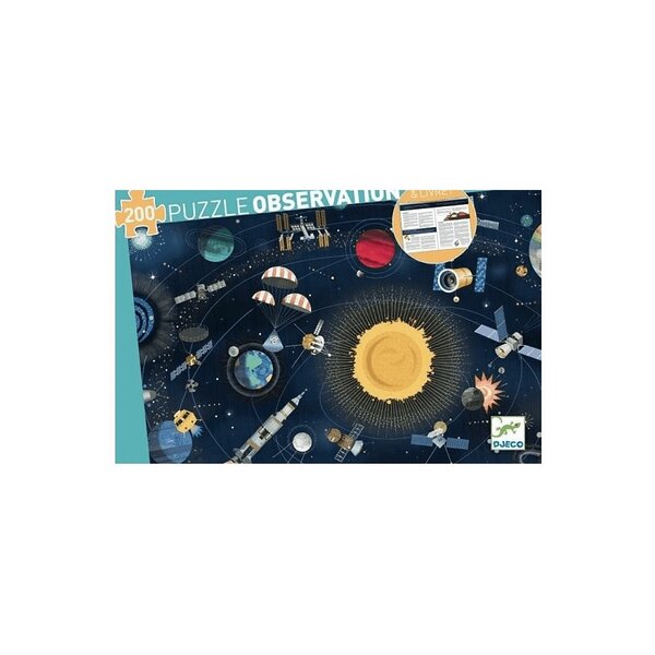 Puzzle Observation L'espace 200 Pièces et livret