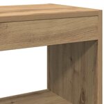 vidaXL Bibliothèque/Séparateur de pièce chêne artisanal 40x30x72 cm