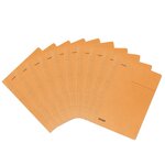 Chemise En Carte À Lamelle A4 - Orange - X 100 - Falken