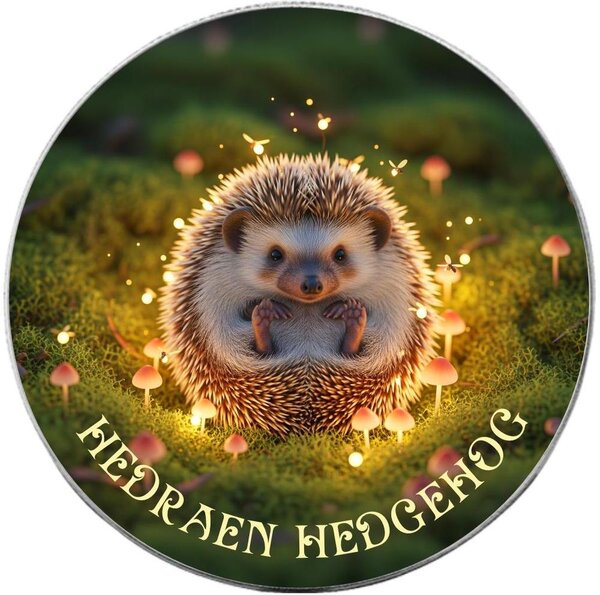 Pièce de monnaie en Argent 1 Dollar g 31.1 (1 oz) Millésime 2025 Forest Totems HEDRAEN HEDGEHOG