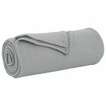 vidaXL Couvertures à jeter 24 Pièces Gris 170 x 130 cm Toison