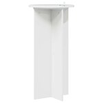vidaXL Support de Plante 2 pièces Blanc brillant 40 x 40 x 80 cm