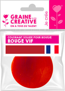 colorant solide pour bougie 20 g Rouge