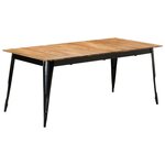 vidaXL Table de salle à manger 180x90x76 cm Bois d'acacia massif