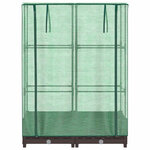 vidaXL Jardinière surélevée avec housse aspect rotin 80x40x123 cm