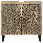 vidaXL Ensemble de meubles salle de bain 2 Pièces bois de manguier massif