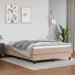 vidaXL Matelas de lit à ressorts ensachés fermeté moyenne Cappuccino 140x200x20 cm