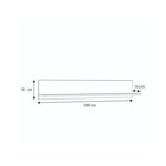 Etagère murale 100 cm blanche