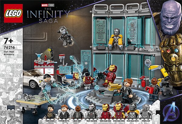 76216 Larmurerie diron man ® Marvel Super Heroes