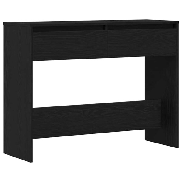 vidaXL Table console Chêne noir 100 x 35 x 76.5 cm Bois d'ingénierie