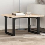 vidaXL Pieds de table basse cadre en O 60x50x38 cm acier