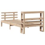 vidaXL Cadre de lit avec tête de lit sans matelas 100x200 cm