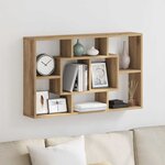 vidaXL Étagère murale Chêne artisanal 85 x 16 x 52 5 cm Bois d'ingénierie