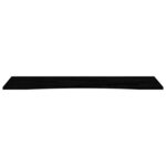 vidaXL Dessus de bureau marron foncé bois chêne massif rectangulaire